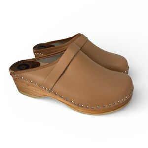 Swedish Clogs Troentorp Beige Nude Swedish Wood Clogs EUC 38